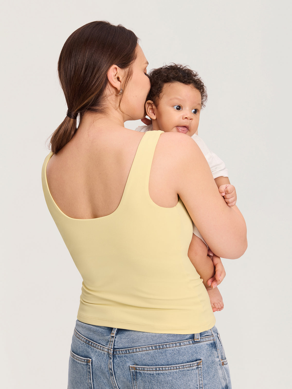 Natrelax® Inner Dropdown Layer Nursing Tank - Waist Length